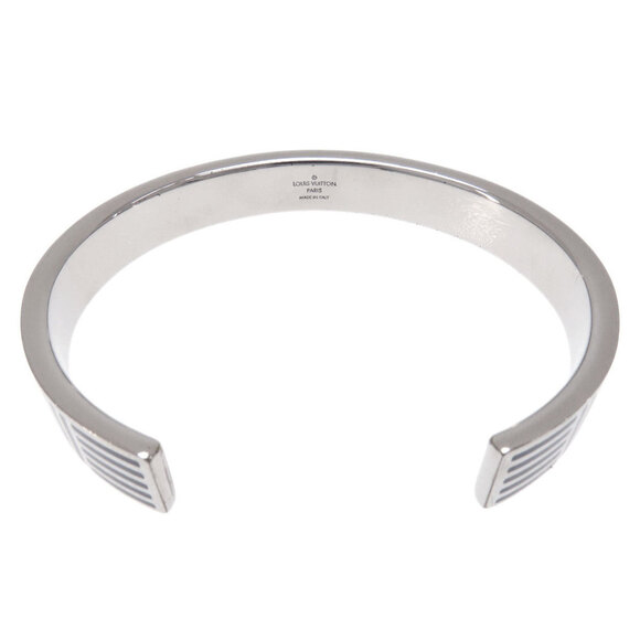 LOUIS VUITTON Silver Damier Charm Bracelet - Picture 5 of 9